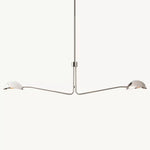 Convessi Sculpted Flow Linear Chandelier 54"