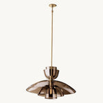 Blom Layered Glass Grand Cloche Pendant Light