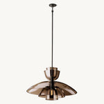Blom Layered Glass Grand Cloche Pendant Light