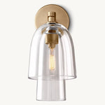 Blom Layered Glass Flute Wall Sconce