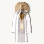 Blom Layered Glass Flute Wall Sconce
