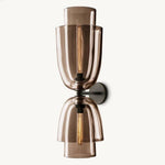 Blom Layered Glass Grand Flute Wall Sconce
