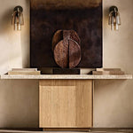 Blom Layered Glass Flute Wall Sconce
