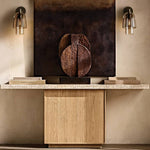 Blom Layered Glass Flute Wall Sconce