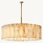 Calamette Striated Onyx Round Chandelier 48"