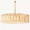 Calamette Striated Onyx Round Chandelier 60"