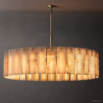 Calamette Striated Onyx Round Chandelier 60"