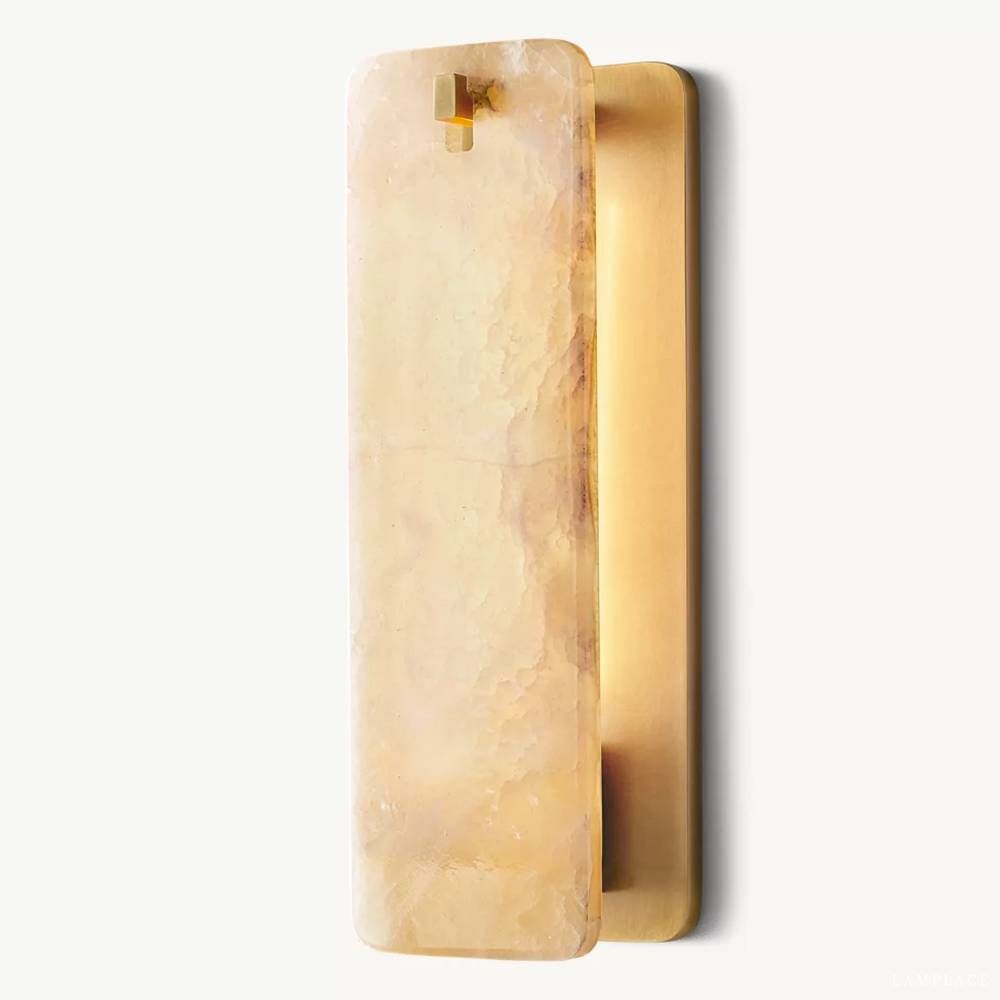 Calamette Striated Onyx Wall Sconce