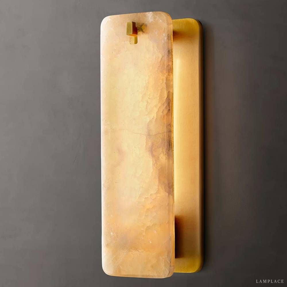 Calamette Striated Onyx Wall Sconce