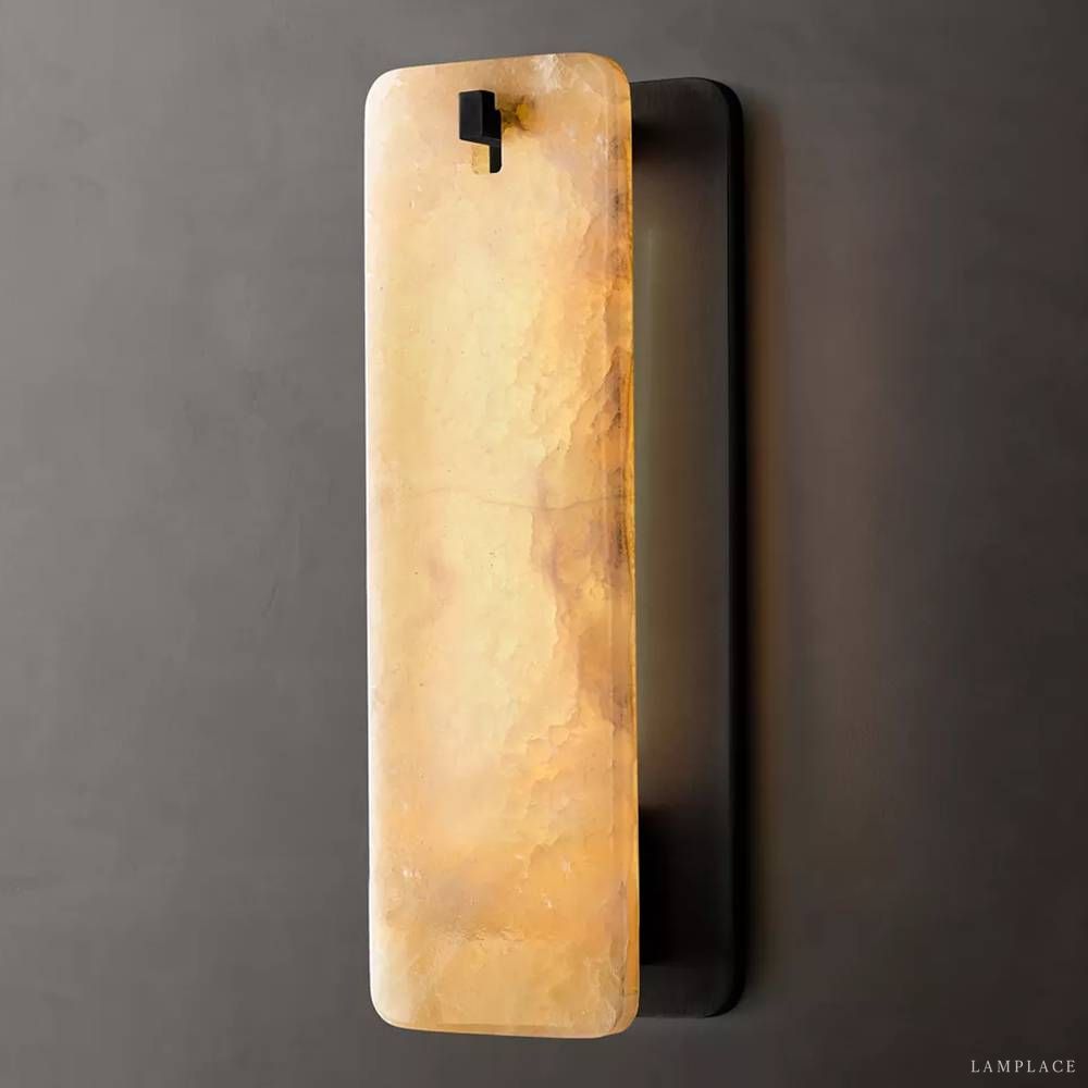Calamette Striated Onyx Wall Sconce
