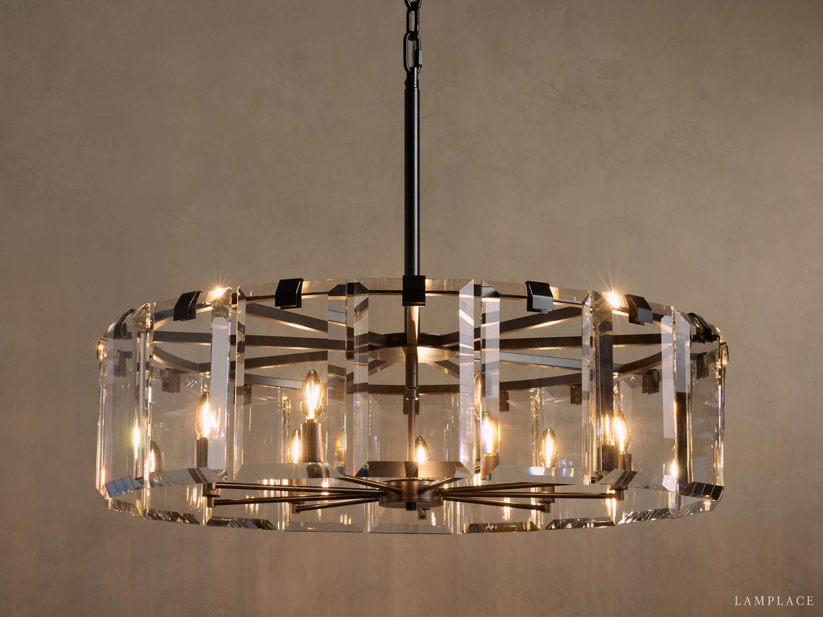 Amaya Delicate Crystal Round Chandelier