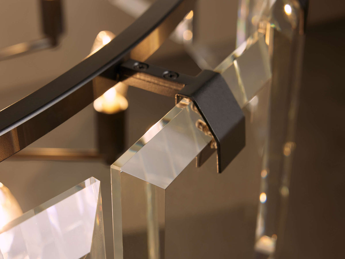 Amaya Delicate Crystal Round Chandelier