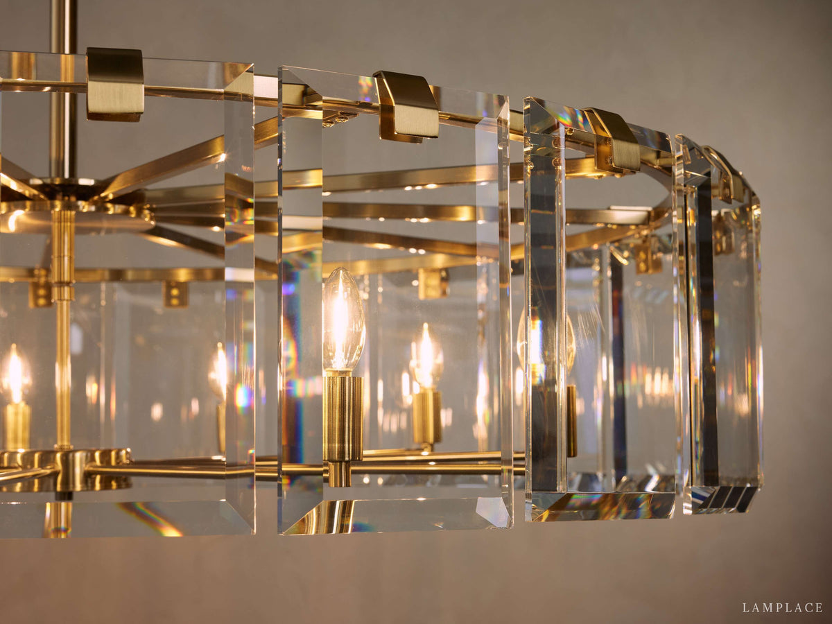 Amaya Delicate Crystal Round Chandelier