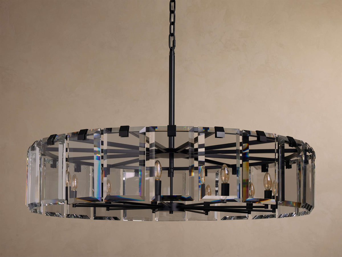 Amaya Delicate Crystal Round Chandelier