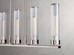 Andreas Modern Glass Linear Chandelier