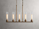 Andreas Modern Glass Linear Chandelier