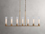 Andreas Modern Glass Linear Chandelier