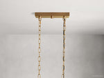 Andreas Modern Glass Linear Chandelier