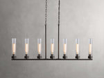 Andreas Modern Glass Linear Chandelier