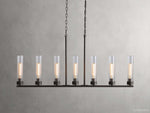 Andreas Modern Glass Linear Chandelier