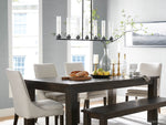 Andreas Modern Glass Linear Chandelier