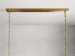 Andreas Modern Glass Linear Chandelier