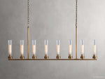 Andreas Modern Glass Linear Chandelier
