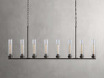 Andreas Modern Glass Linear Chandelier