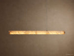 Halima Alabaster Veined Linear Chandelier