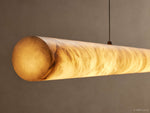 Halima Alabaster Veined Linear Chandelier
