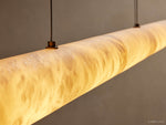 Halima Alabaster Veined Linear Chandelier