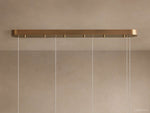 Halima Alabaster Veined Linear Chandelier