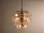 Blaire Molten Glass Round Chandelier