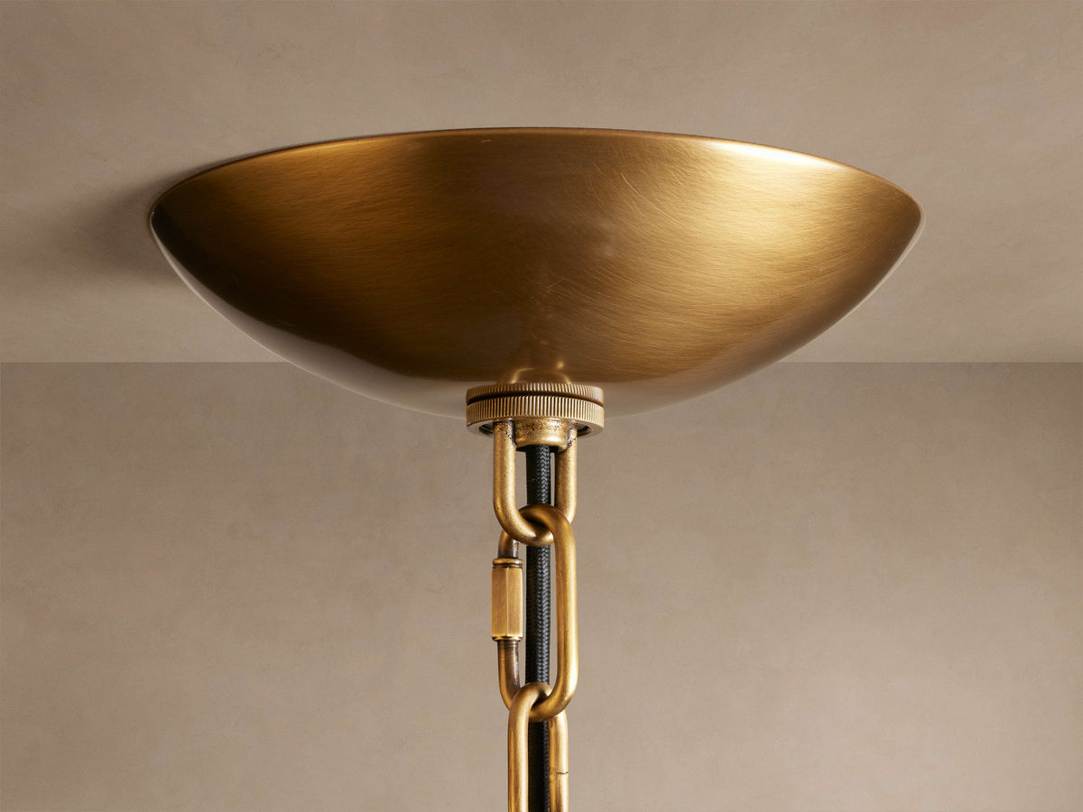 Blaire Molten Glass Round Chandelier