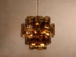 Blaire Molten Glass Round Chandelier