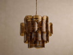 Blaire Molten Glass Round Chandelier