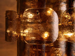 Blaire Molten Glass Round Chandelier