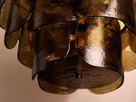 Blaire Molten Glass Round Chandelier
