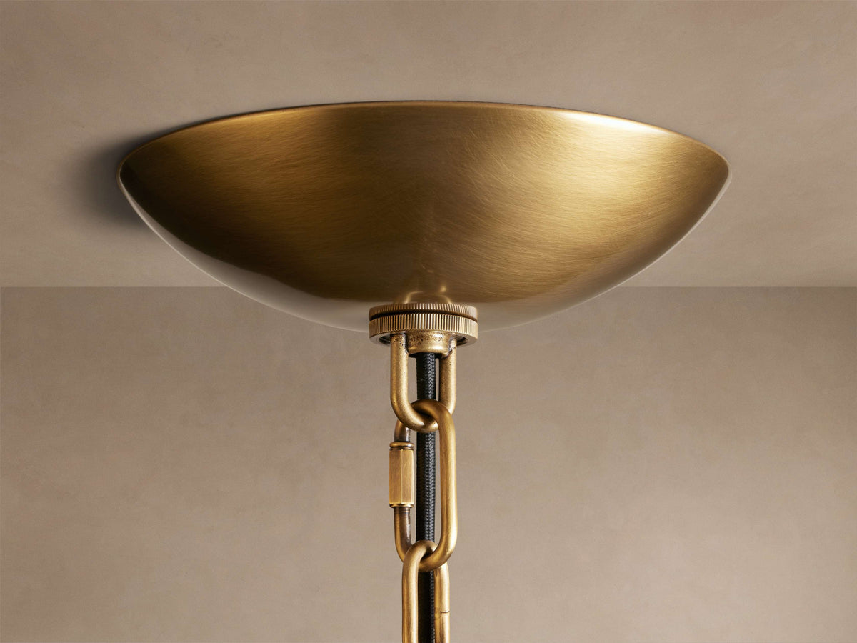 Blaire Molten Glass Round Chandelier