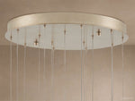 Edda Teardrop Cascade Round Chandelier