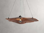 Arruga Natural Wood Dome Chandelier