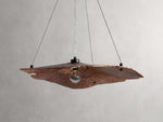 Arruga Natural Wood Dome Chandelier