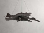Arruga Natural Wood Dome Chandelier