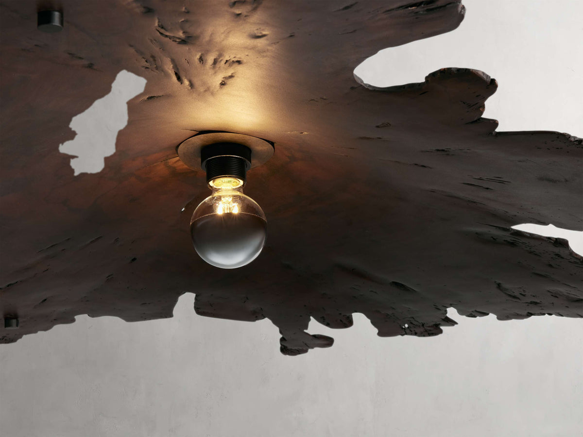 Arruga Natural Wood Dome Chandelier