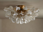 Lunaria Ceramic Leaf Flush Mount
