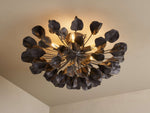 Lunaria Ceramic Leaf Flush Mount
