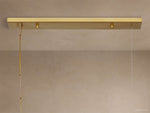 Kinney Sphere Flow Linear Chandelier