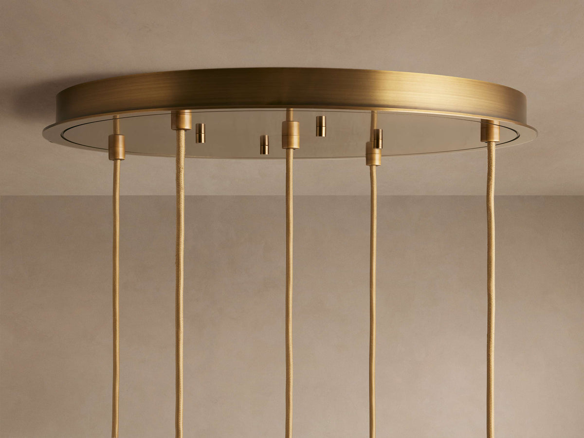 Matthie Faceted Diffused Cluster Chandelier