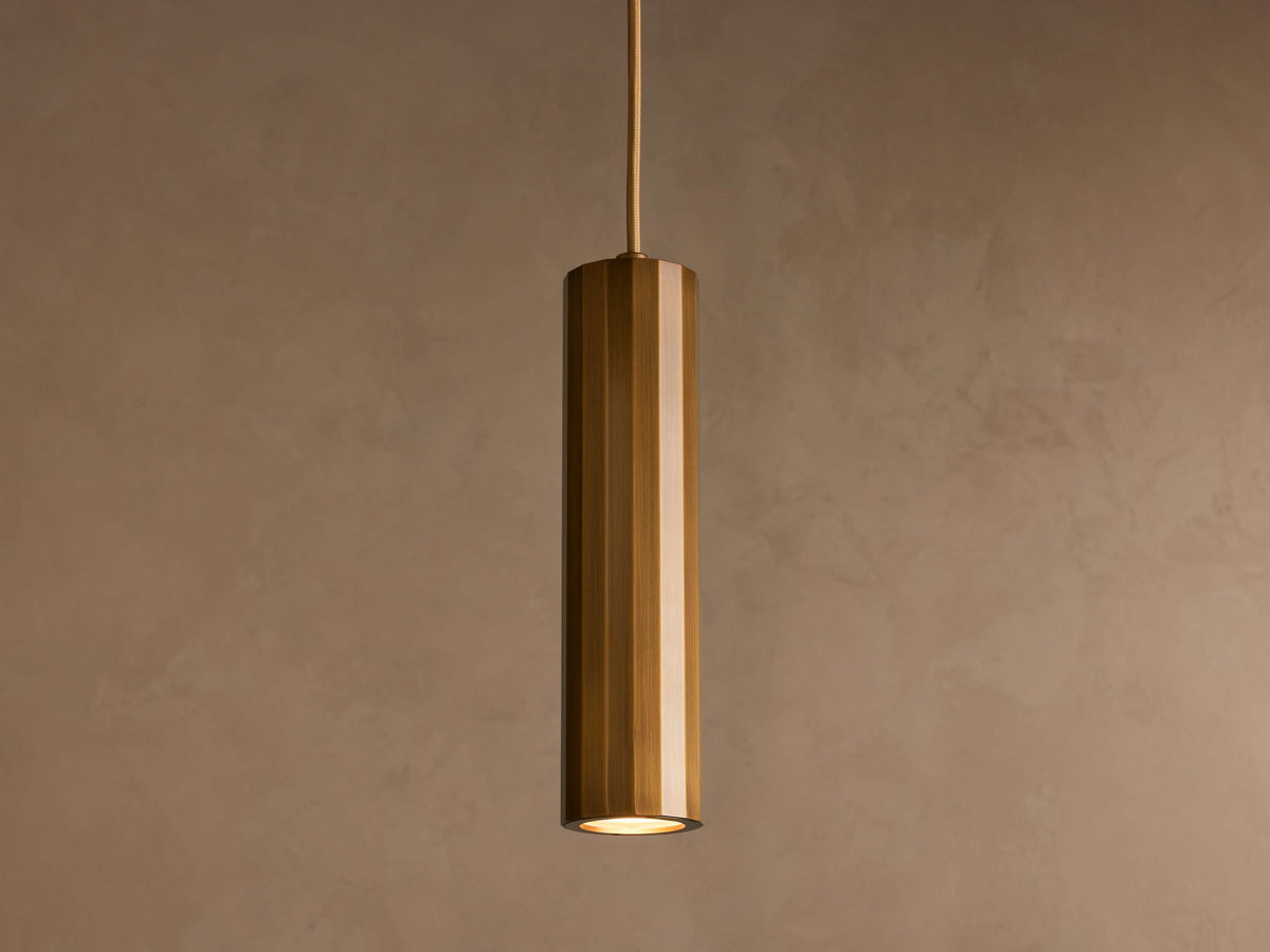 Matthie Faceted Diffused Pendant Light