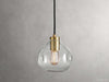 Organic Pebble Glass Pendant Light